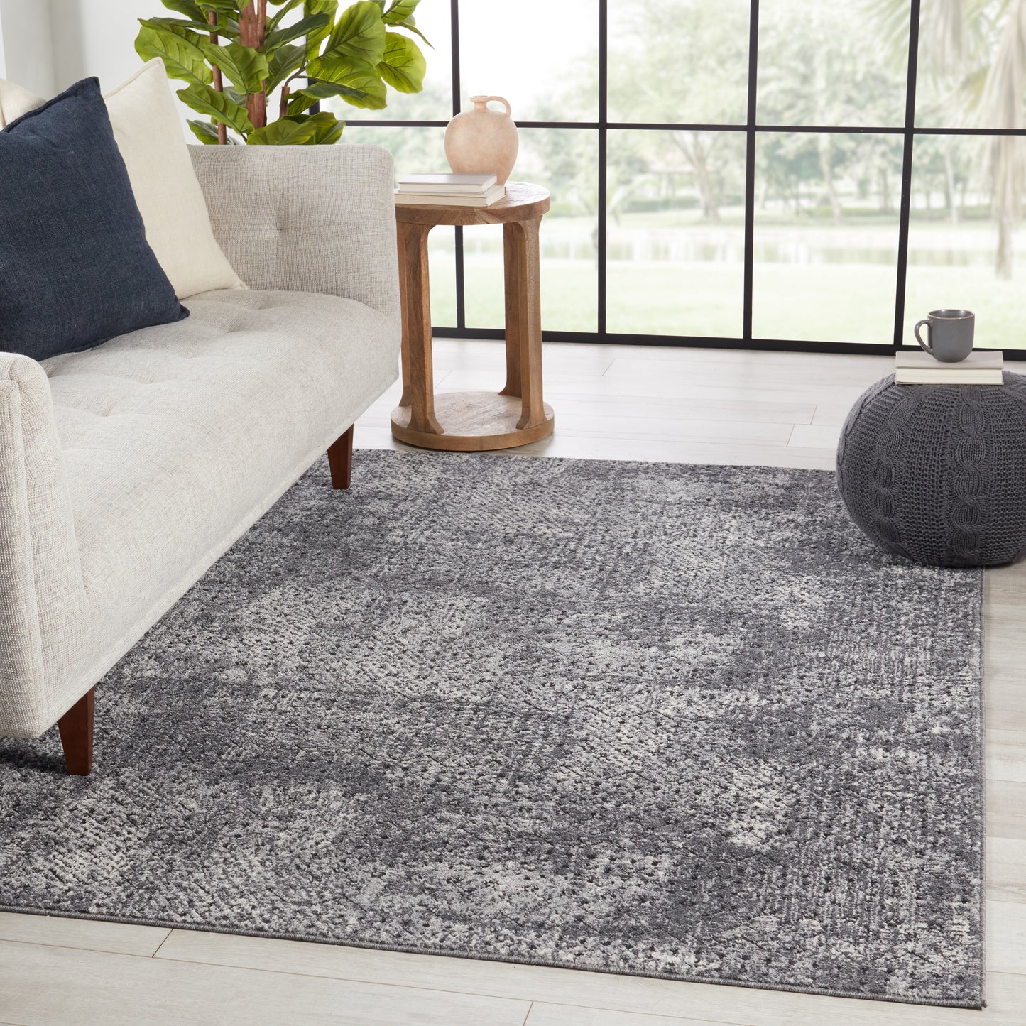 Emrys Zillah Machine Made Synthetic Blend Indoor Area Rug From Vibe by Jaipur Living