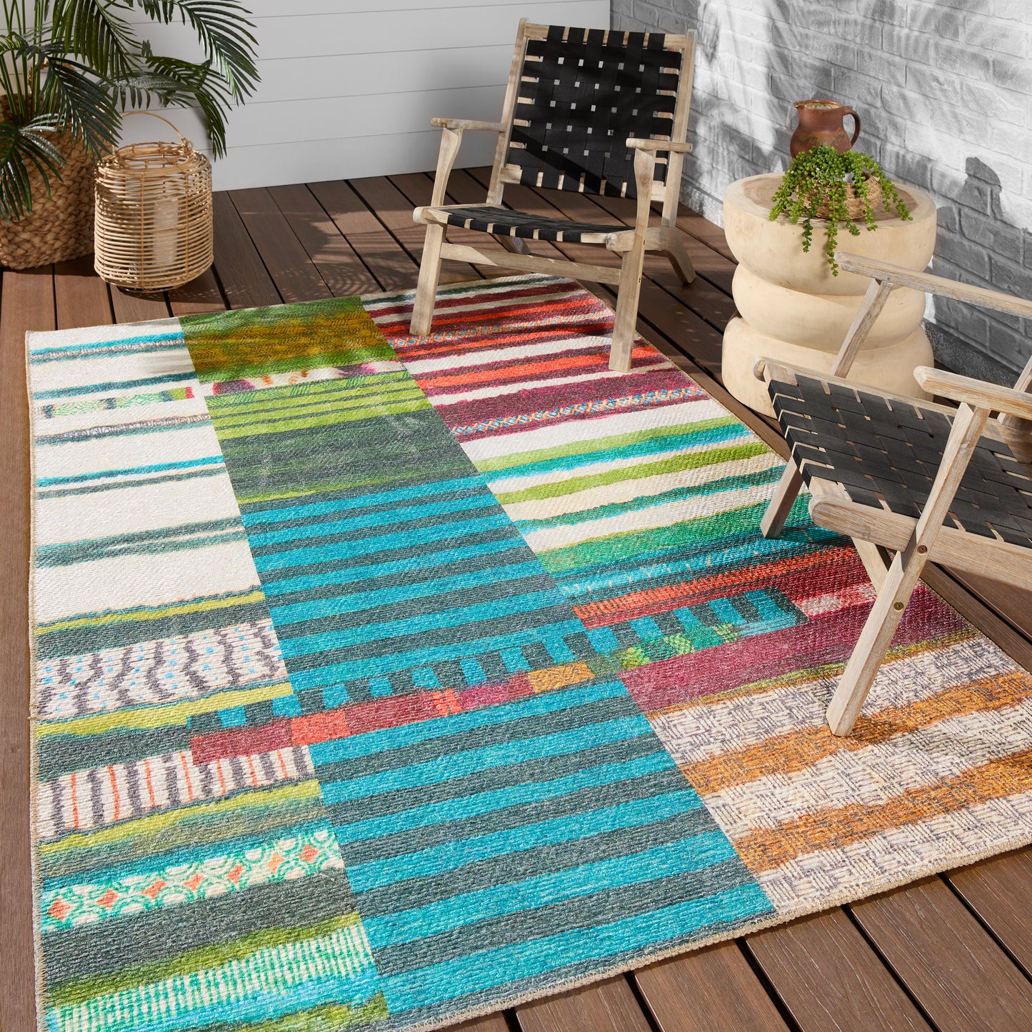 Ibis Bellium Machine Made Synthetic Blend Outdoor Area Rug From Vibe by Jaipur Living