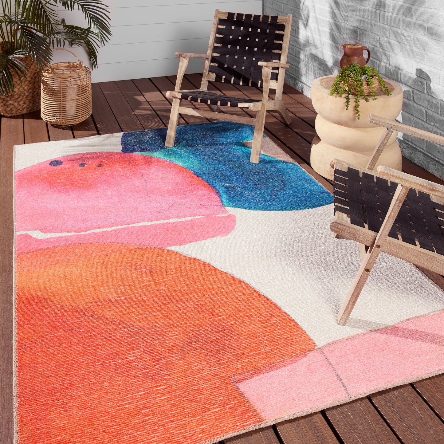 Ibis Sonic Machine Made Synthetic Blend Indoor Area Rug From Vibe by Jaipur Living