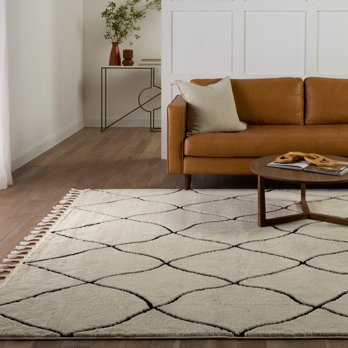 Jaida Treble Machine Made Synthetic Blend Indoor Area Rug From Vibe by Jaipur Living