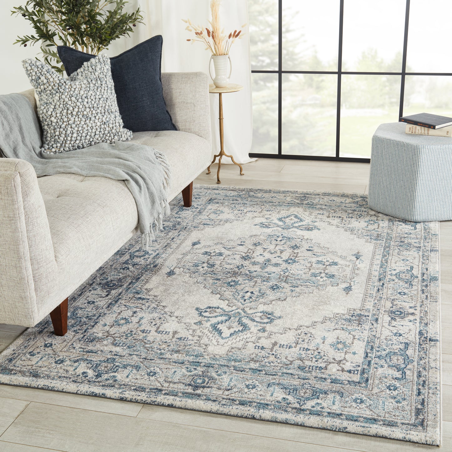 Jolie Lisette Machine Made Synthetic Blend Indoor Area Rug From Vibe by Jaipur Living