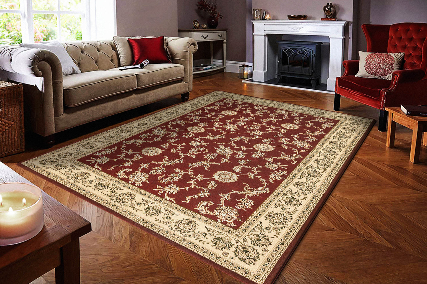 Dynamic Rugs LEGACY 58017 Red Area Rug