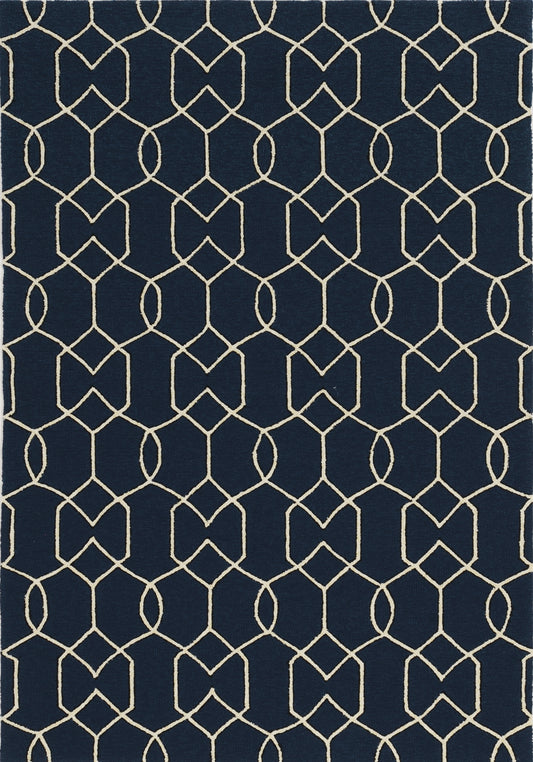 Libby Langdon Hamptons 523 Hand-Hooked Synthetic Blend Indoor Area Rug From KAS Rugs