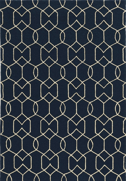 Libby Langdon Hamptons 523 Hand-Hooked Synthetic Blend Indoor Area Rug From KAS Rugs