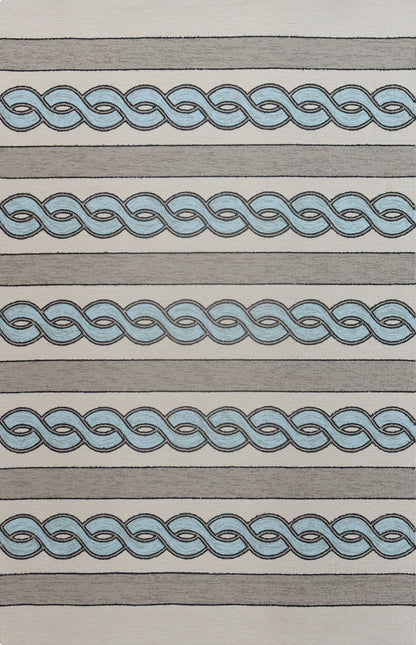 Libby Langdon Hamptons 523 Hand-Hooked Synthetic Blend Indoor Area Rug From KAS Rugs