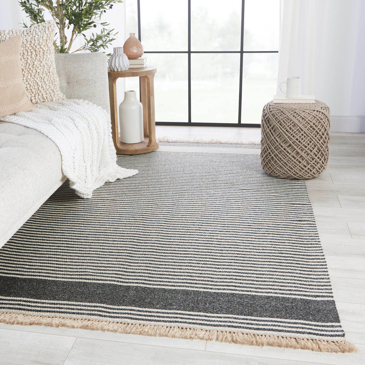 Morro Bay Strand Handmade Synthetic Blend Outdoor Area Rug From Vibe by Jaipur Living