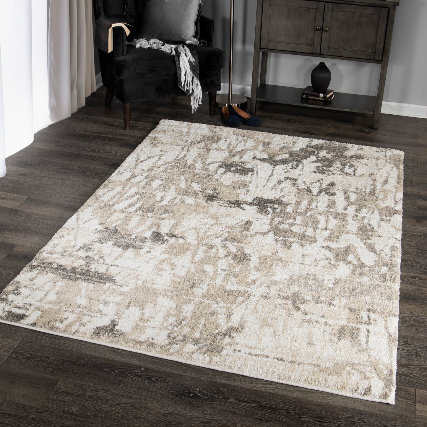 Mystical Abstract Canopy Synthetic Blend Indoor Area Rug by Orian Rugs