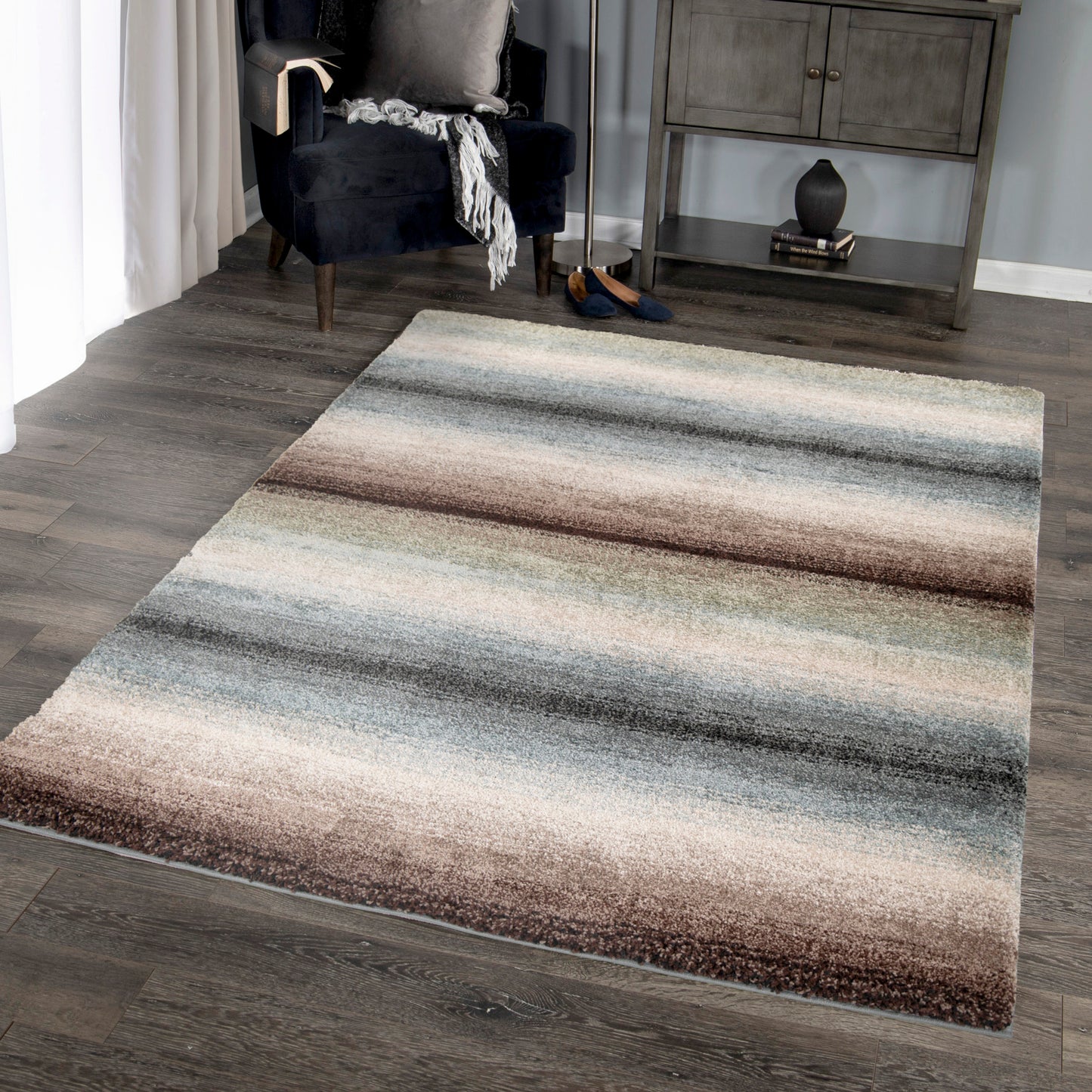 Mystical Skyline Synthetic Blend Indoor Area Rug by Orian Rugs