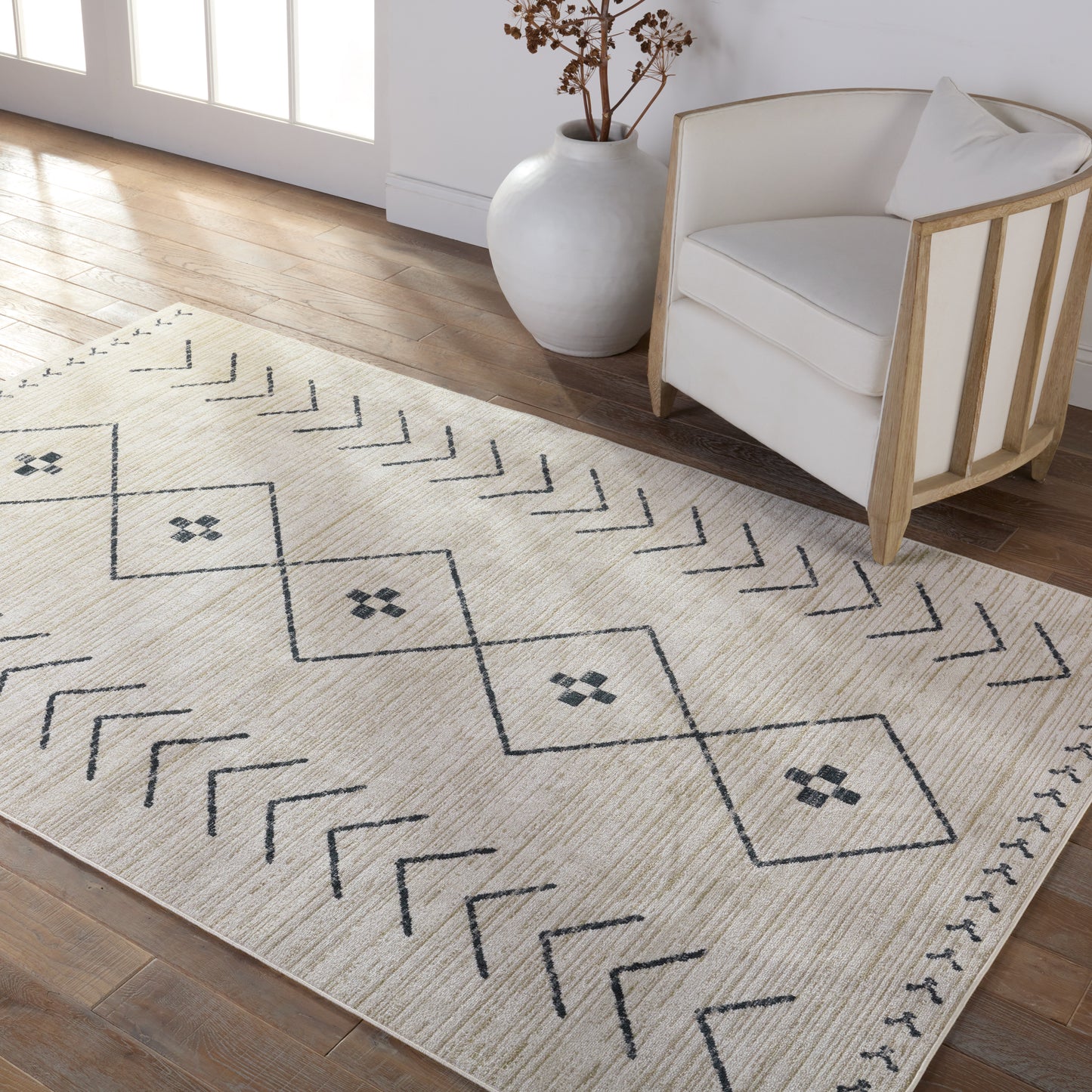 Nadine Taos Machine Made Synthetic Blend Indoor Area Rug From Vibe by Jaipur Living