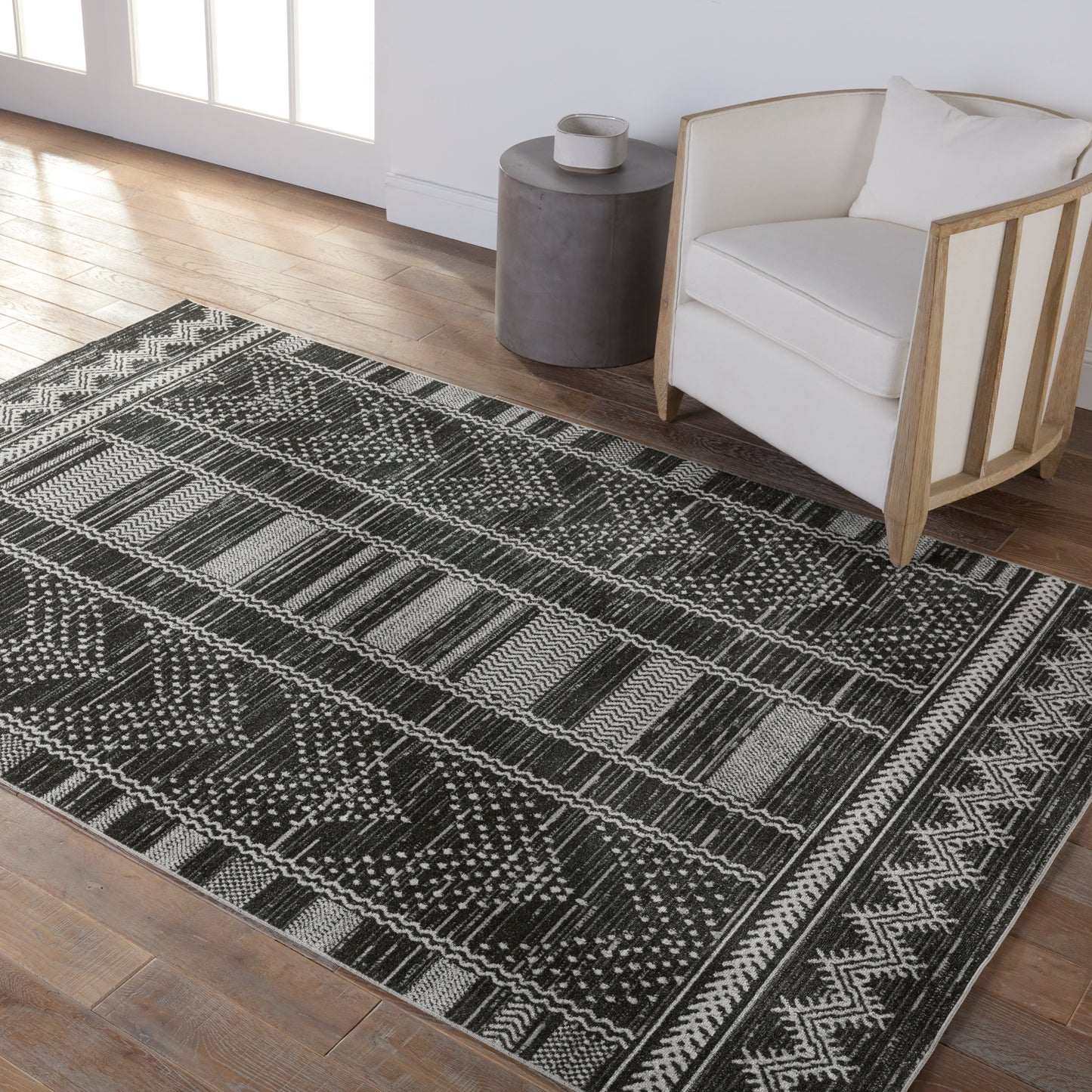 Nadine Mateo Machine Made Synthetic Blend Indoor Area Rug From Vibe by Jaipur Living