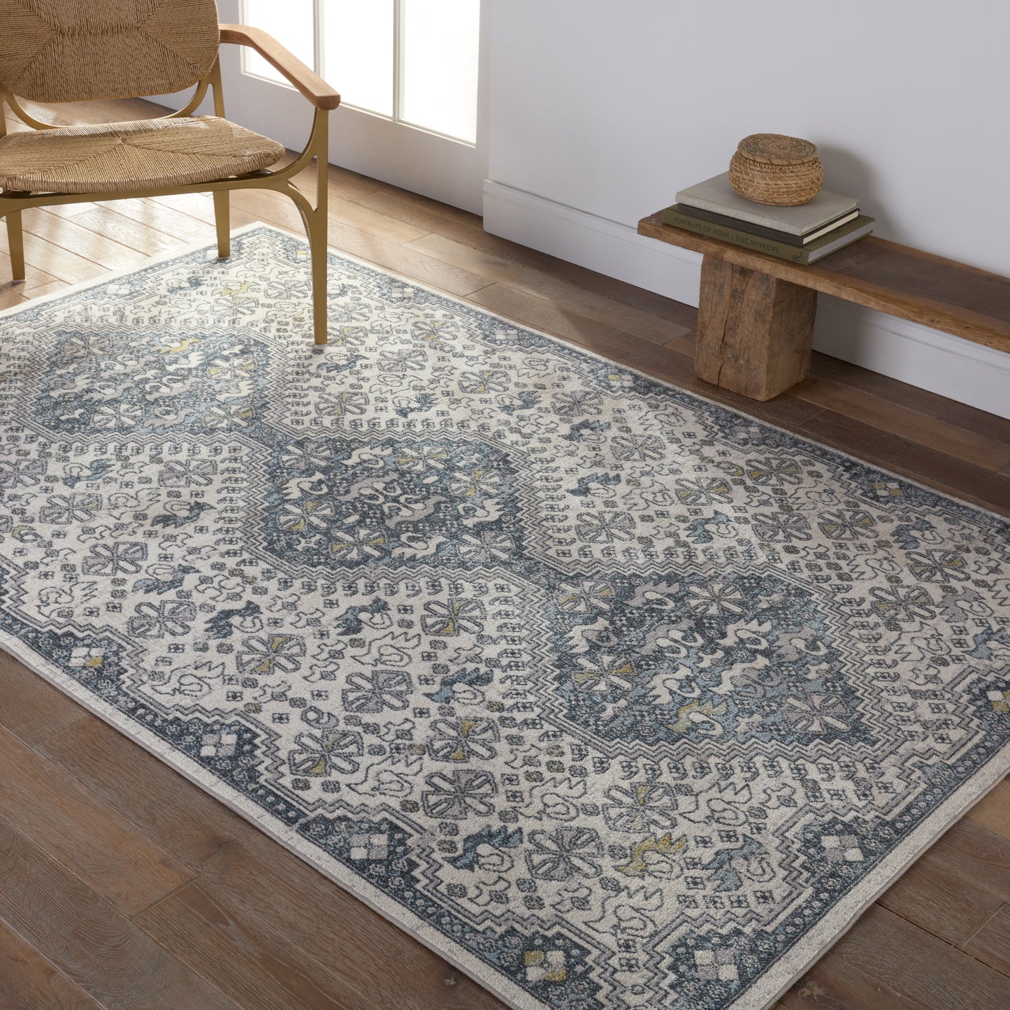 Nadine Yucca Machine Made Synthetic Blend Indoor Area Rug From Vibe by Jaipur Living