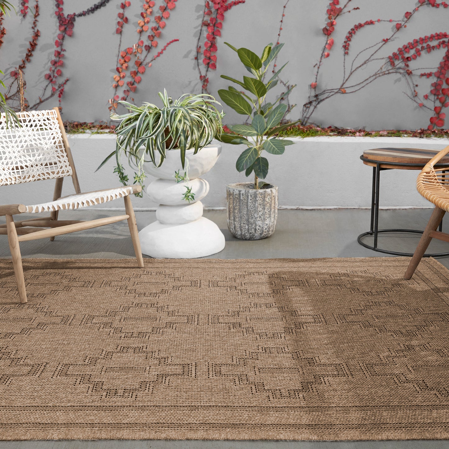 Nambe Adrar Machine Made Synthetic Blend Outdoor Area Rug From Vibe by Jaipur Living