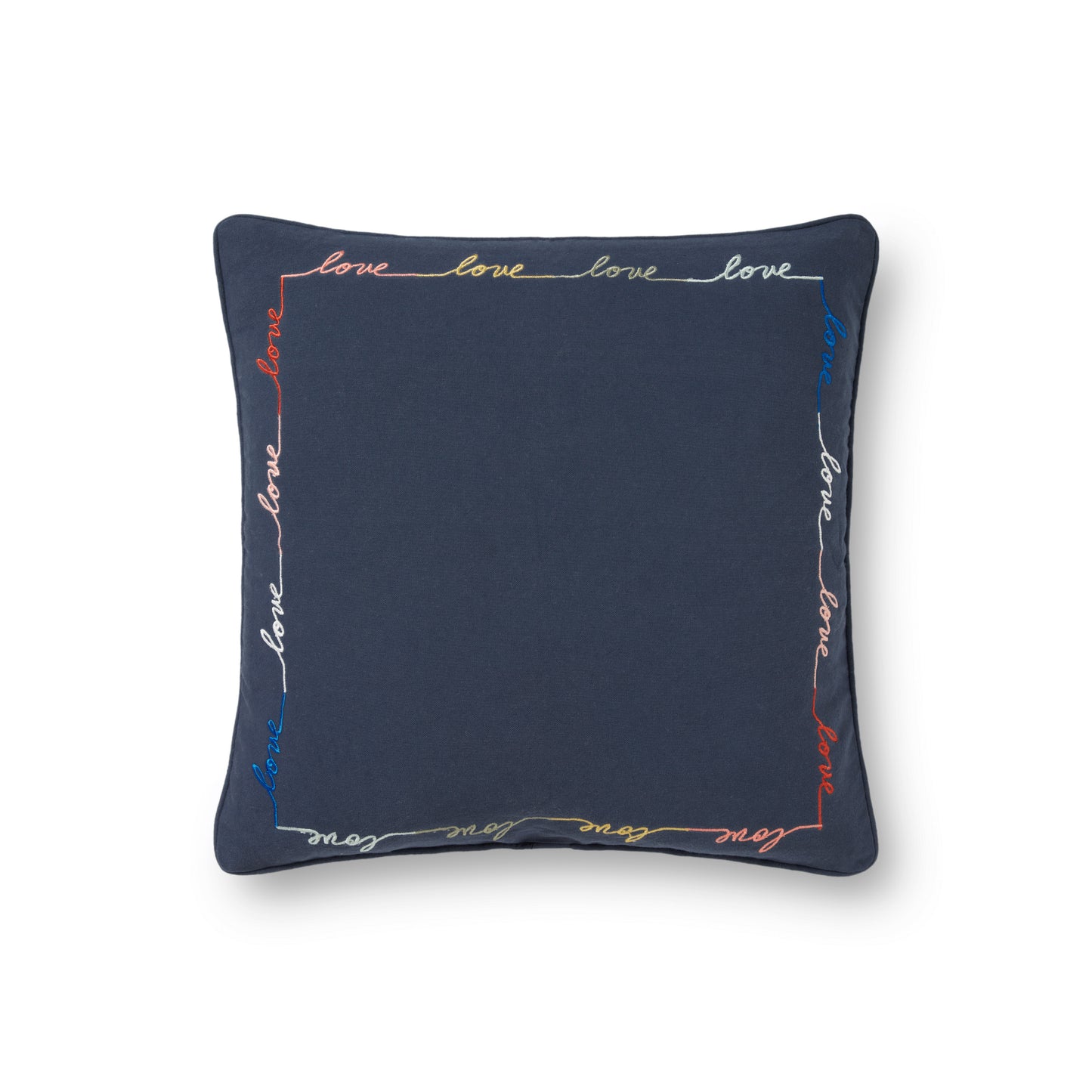 PILLOWS PED0027 Cotton Indoor Pillow from ED Ellen DeGeneres Crafted by Loloi