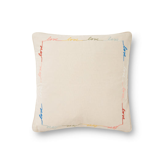 PILLOWS PED0027 Cotton Indoor Pillow from ED Ellen DeGeneres Crafted by Loloi