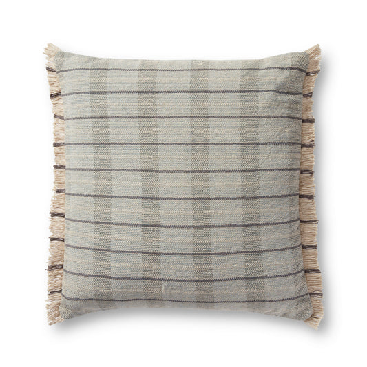Riley PMH0043 Cotton Indoor Pillow from Magnolia Home by Joanna Gaines x Loloi
