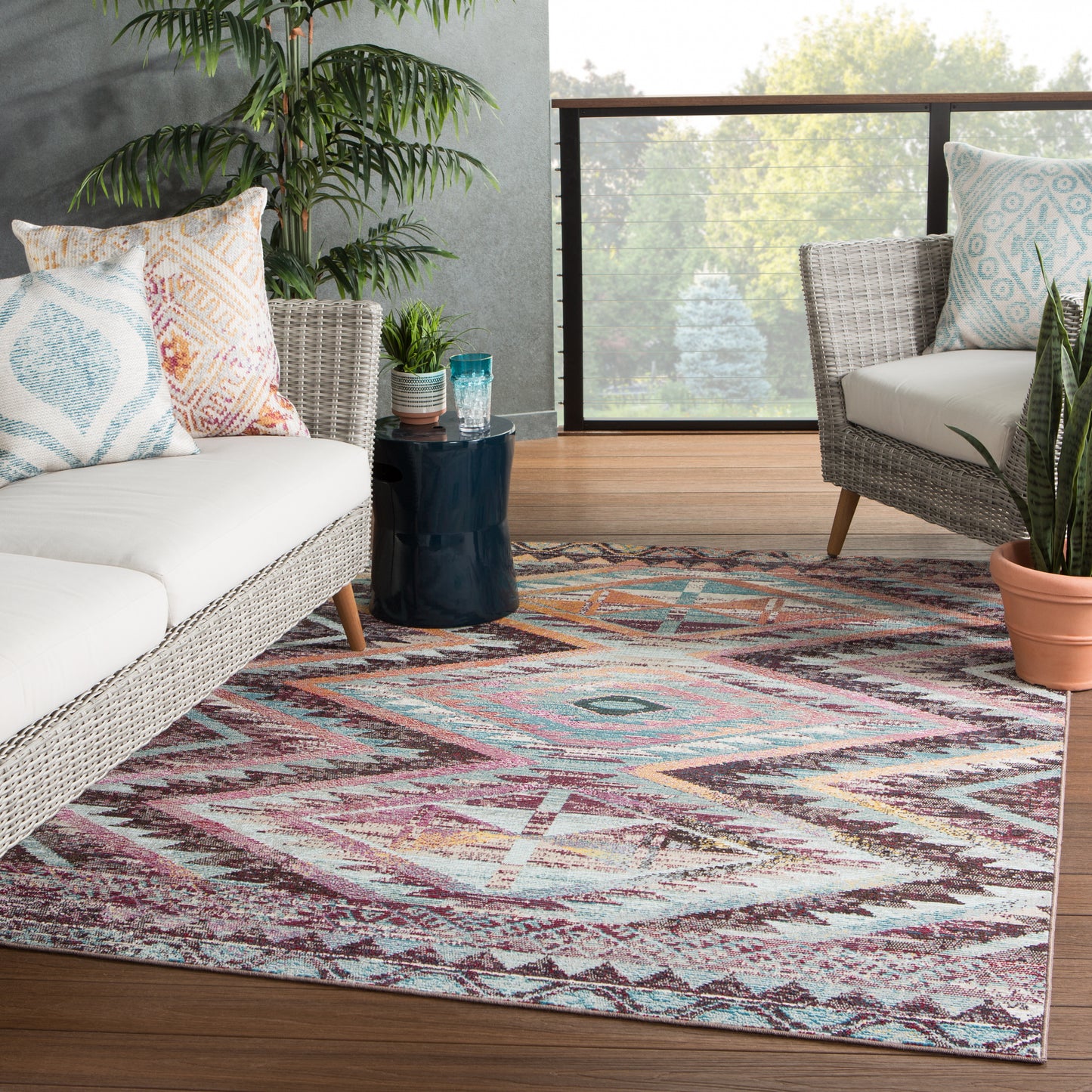 Rhythmik by Nikki Chu Decca Machine Made Synthetic Blend Outdoor Area Rug From Jaipur Living