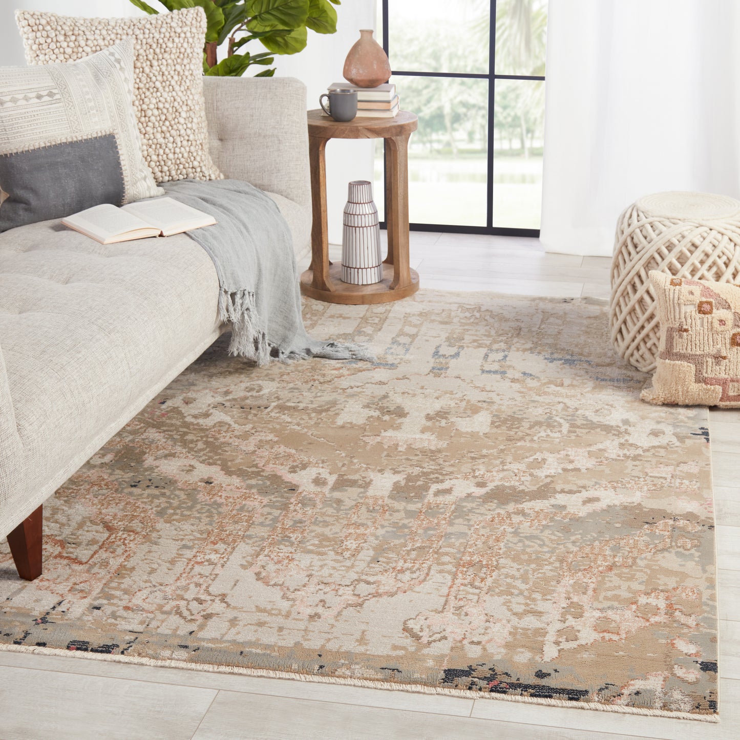 Sanaa By Nikki Chu Yarden Machine Made Synthetic Blend Indoor Area Rug From Jaipur Living