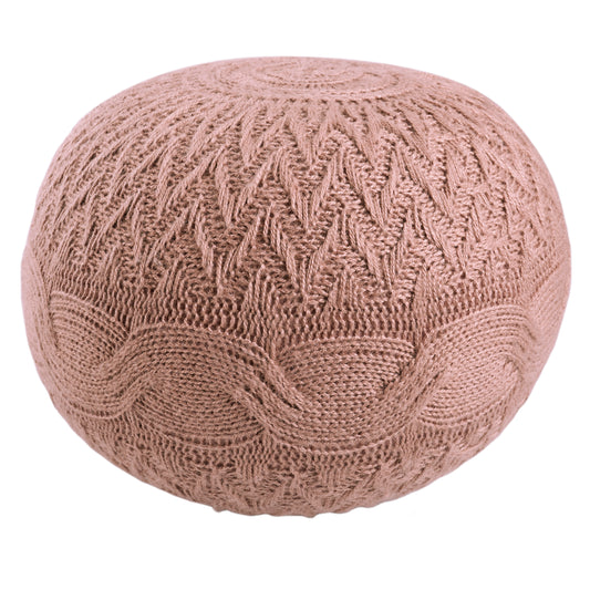 Sitka Kay Machine Made Synthetic Blend Indoor Pouf From Vibe by Jaipur Living