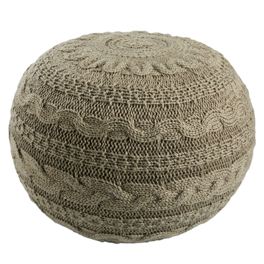 Sitka Etta Machine Made Synthetic Blend Indoor Pouf From Vibe by Jaipur Living