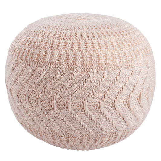 Sitka Lucille Machine Made Synthetic Blend Indoor Pouf From Vibe by Jaipur Living