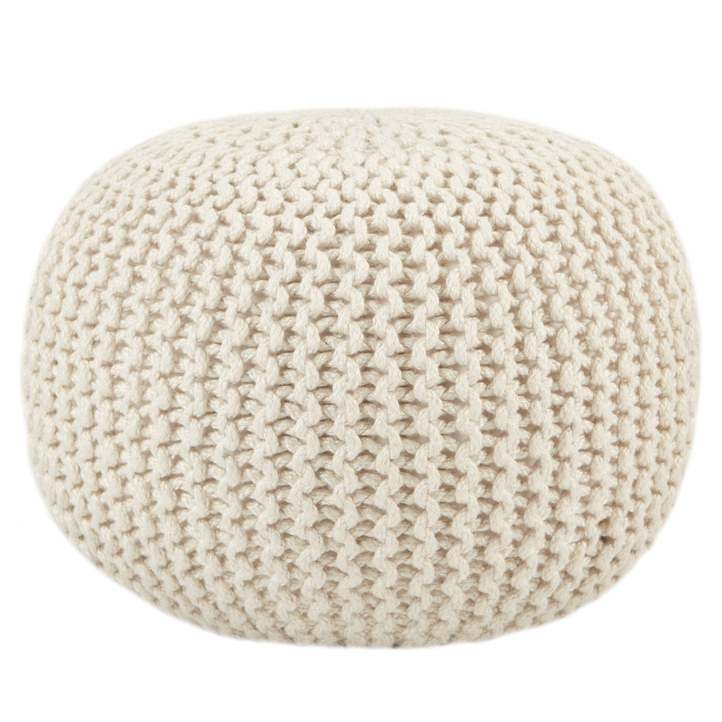 Spectrum Rays Asilah Handmade Synthetic Blend Outdoor Pouf From Vibe by Jaipur Living