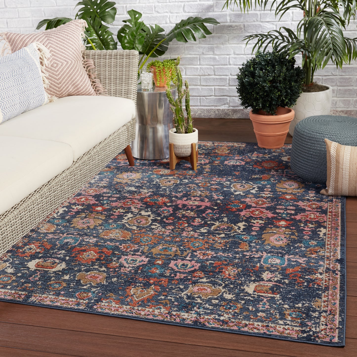 Swoon Azura Machine Made Synthetic Blend Outdoor Area Rug From Vibe by Jaipur Living