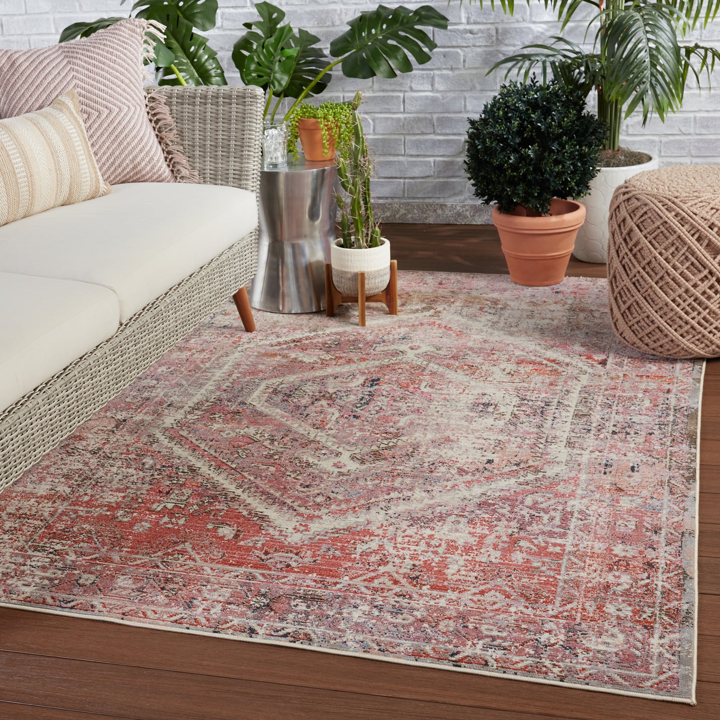 Swoon Armeria Machine Made Synthetic Blend Outdoor Area Rug From Vibe by Jaipur Living