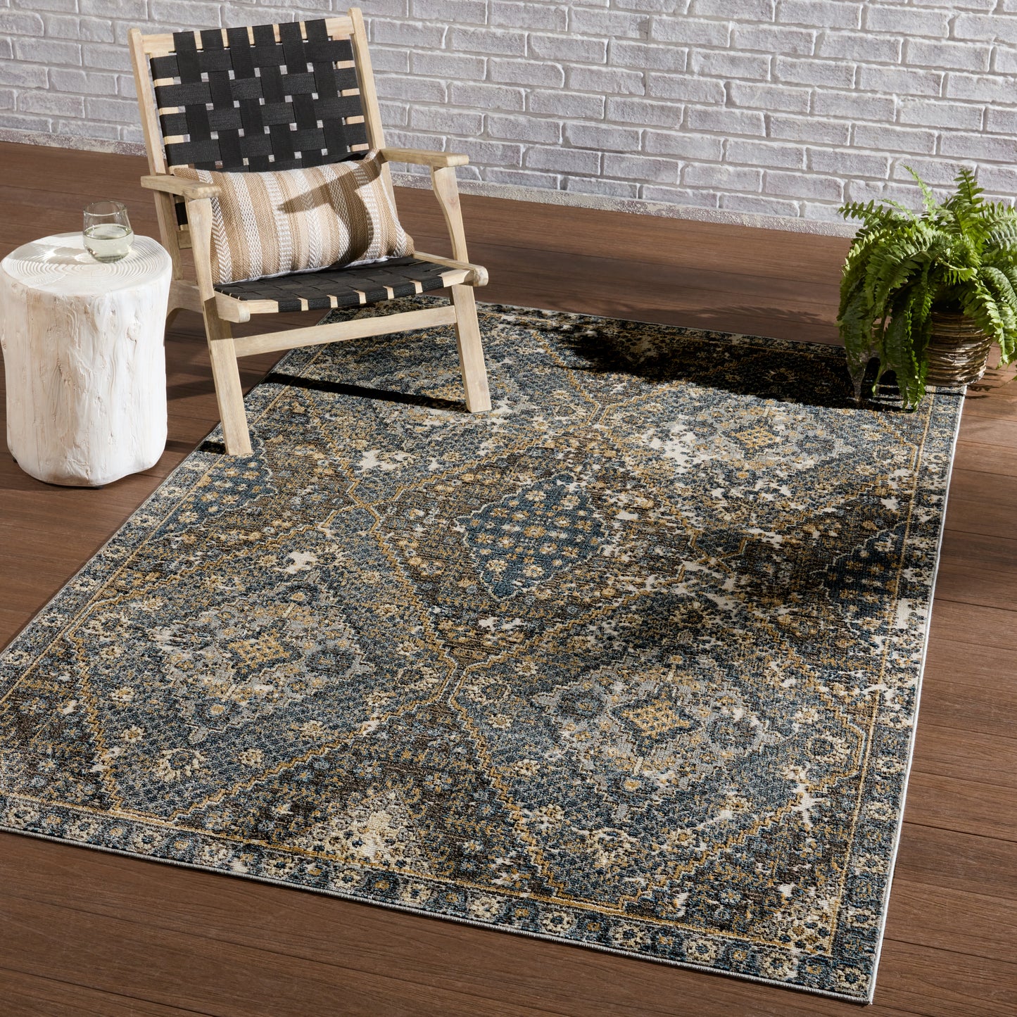 Swoon Julia Machine Made Synthetic Blend Outdoor Area Rug From Vibe by Jaipur Living