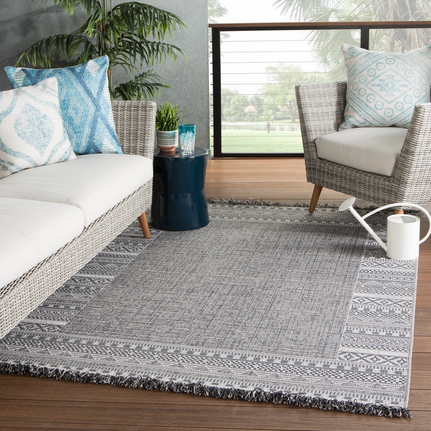 Tikal Kiyan Machine Made Synthetic Blend Outdoor Area Rug From Jaipur Living