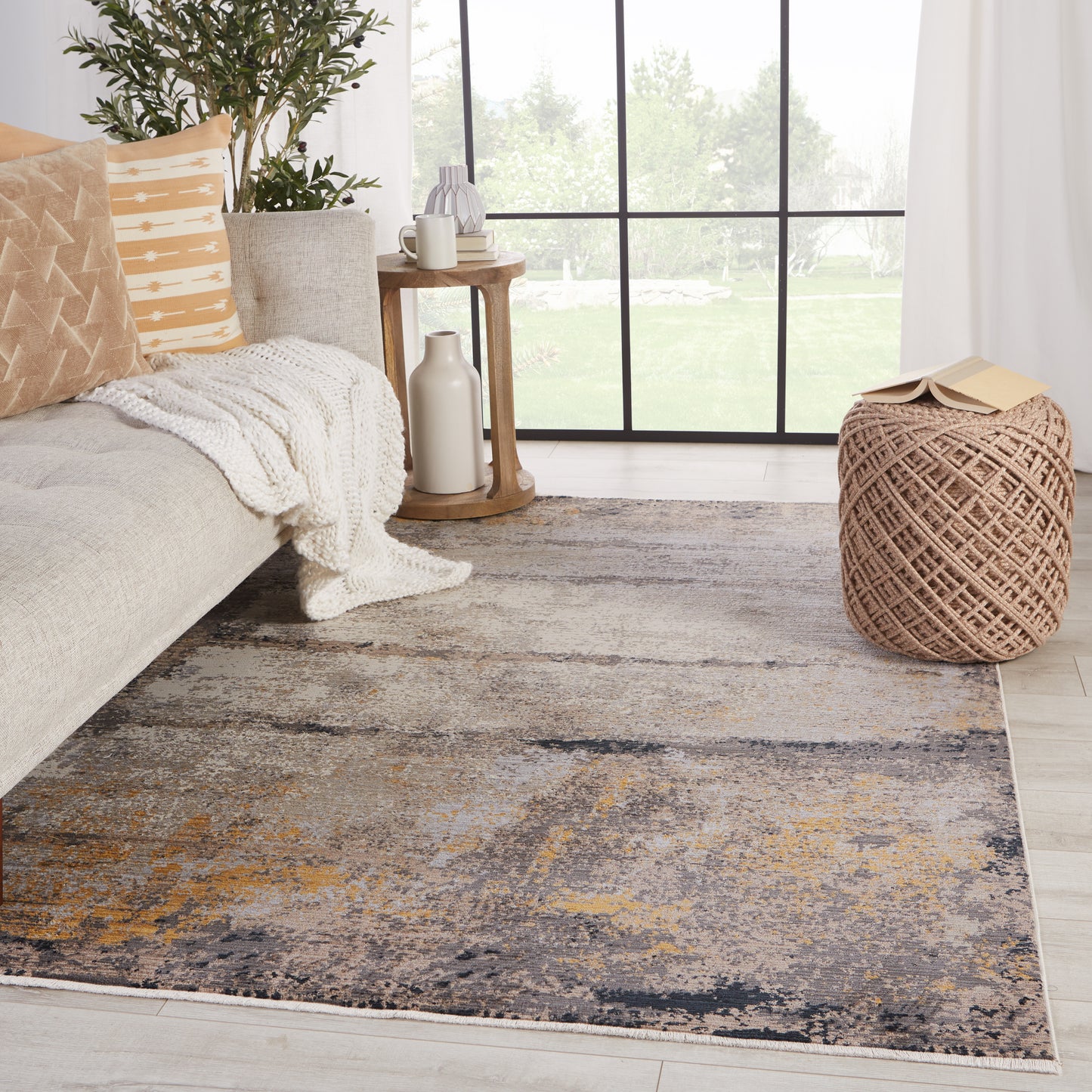 Tunderra Trevena Machine Made Synthetic Blend Indoor Area Rug From Vibe by Jaipur Living