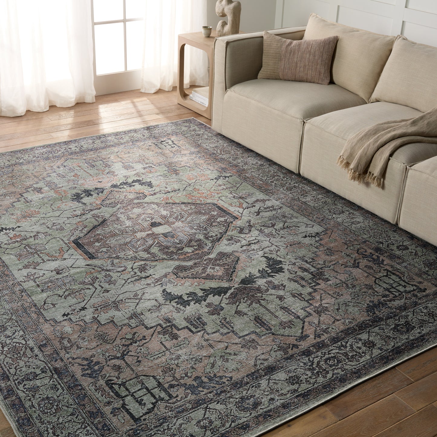 Vindage Abbott Machine Made Synthetic Blend Indoor Area Rug From Vibe by Jaipur Living