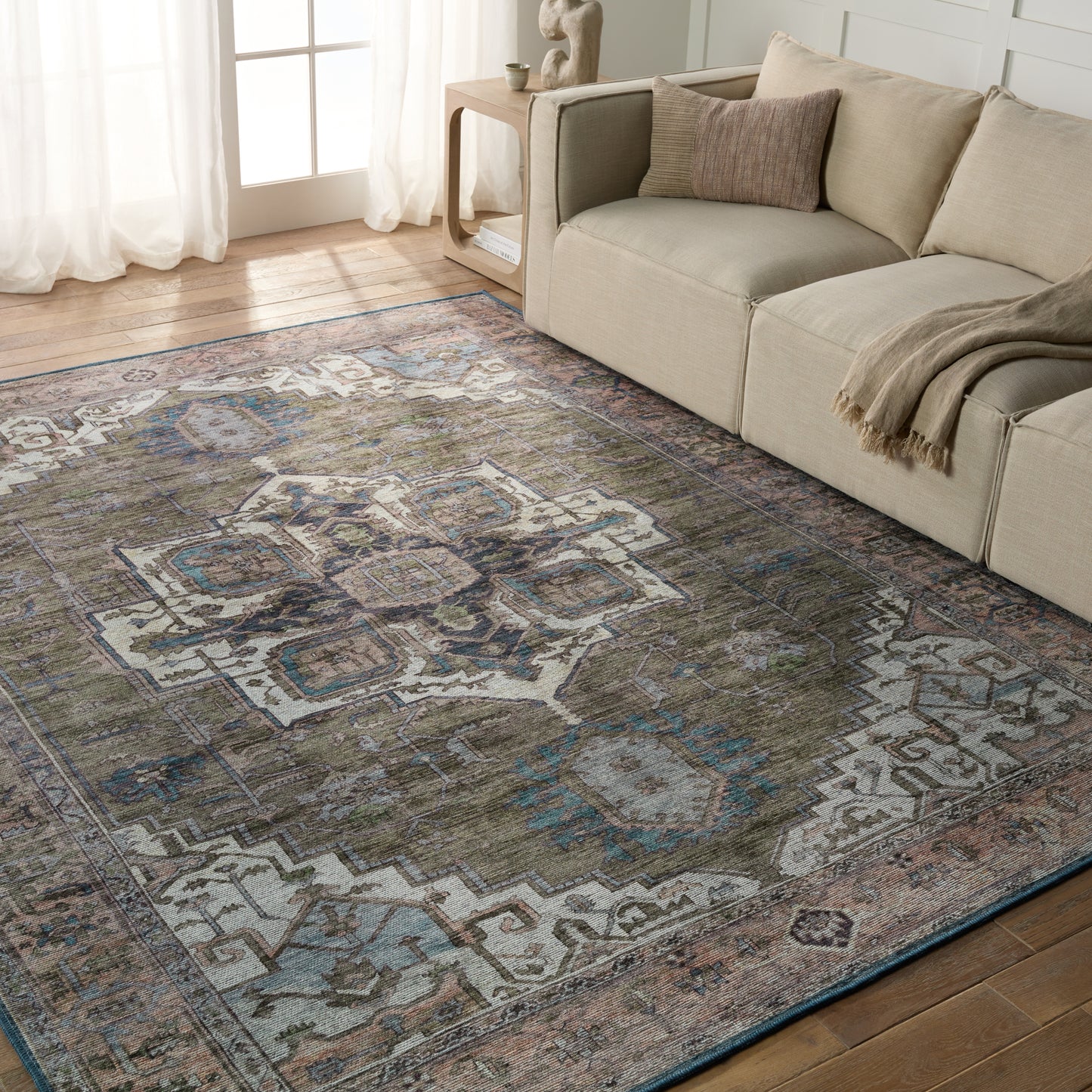 Vindage Chaplin Machine Made Synthetic Blend Indoor Area Rug From Vibe by Jaipur Living
