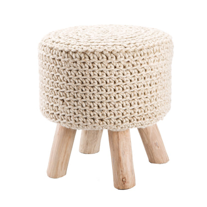 Westport Montana Stool Handmade Wool Indoor Pouf From Jaipur Living