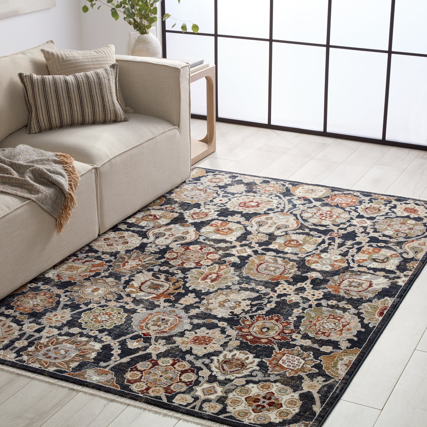 Zefira Althea Machine Made Synthetic Blend Indoor Area Rug From Vibe by Jaipur Living