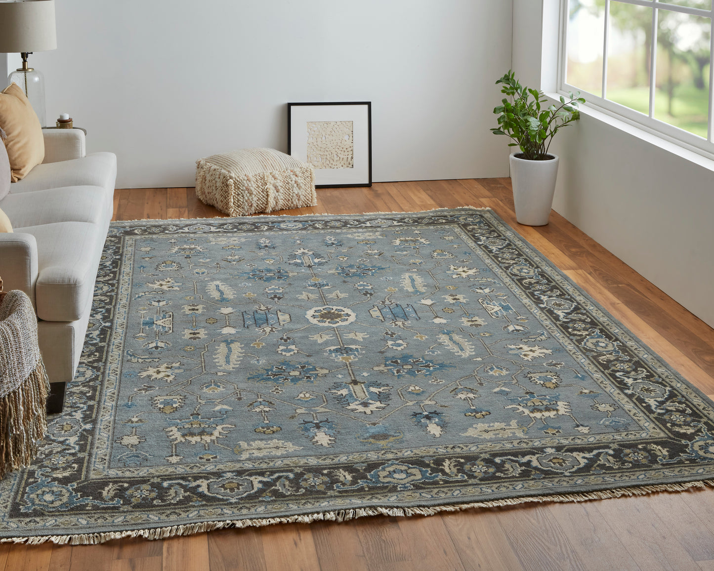 Ustad 6109F Hand Knotted Wool Indoor Area Rug by Feizy Rugs