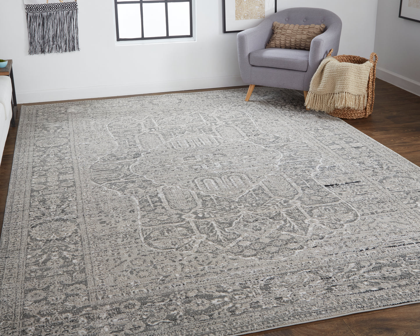 Macklaine 39FRF Power Loomed Synthetic Blend Indoor Area Rug by Feizy Rugs
