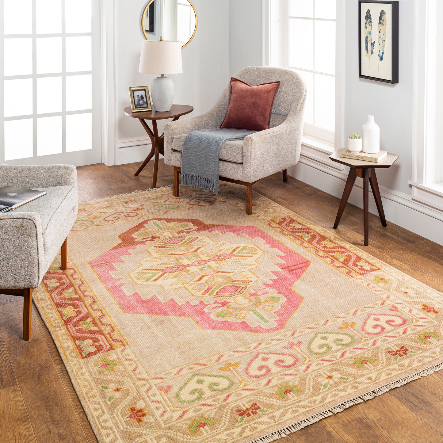 Anadolu 29980 Hand Knotted Wool Indoor Area Rug by Surya Rugs