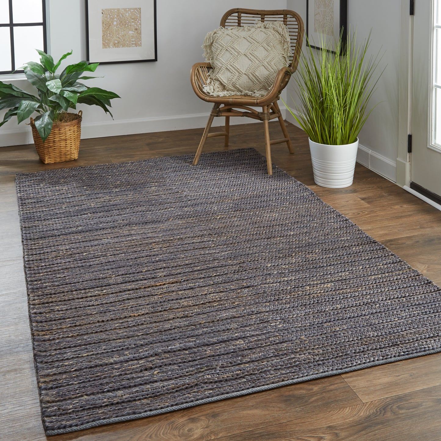 Kaelani 0769F Hand Woven Jute Indoor Area Rug by Feizy Rugs