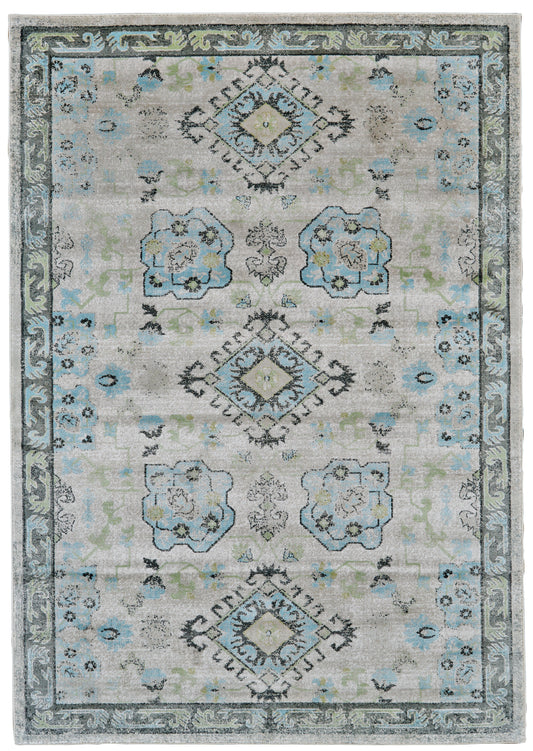 Katari 3378F Machine Made Synthetic Blend Indoor Area Rug by Feizy Rugs