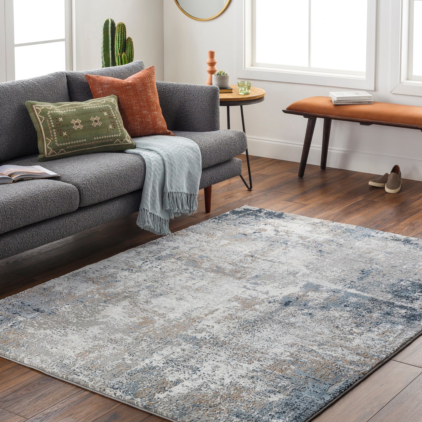 Allegro plus 31123 Machine Woven Synthetic Blend Indoor Area Rug by Surya Rugs