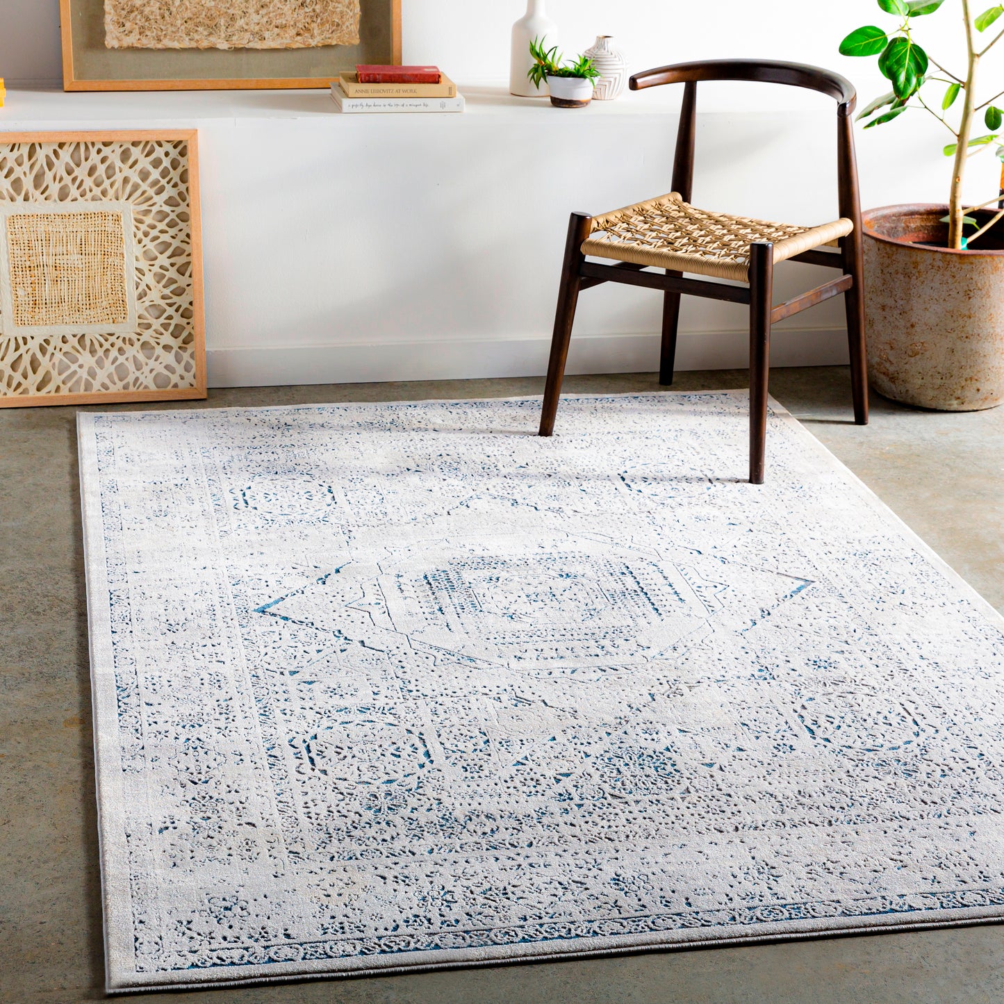 Aisha 26126 Machine Woven Synthetic Blend Indoor Area Rug by Surya Rugs