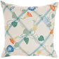 Waverly Pillows WP012 Synthetic Blend Retweet Throw Pillow From Waverly By Nourison Rugs