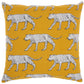 Life Styles SS916 Cotton Cheetahs Throw Pillow From Mina Victory By Nourison Rugs