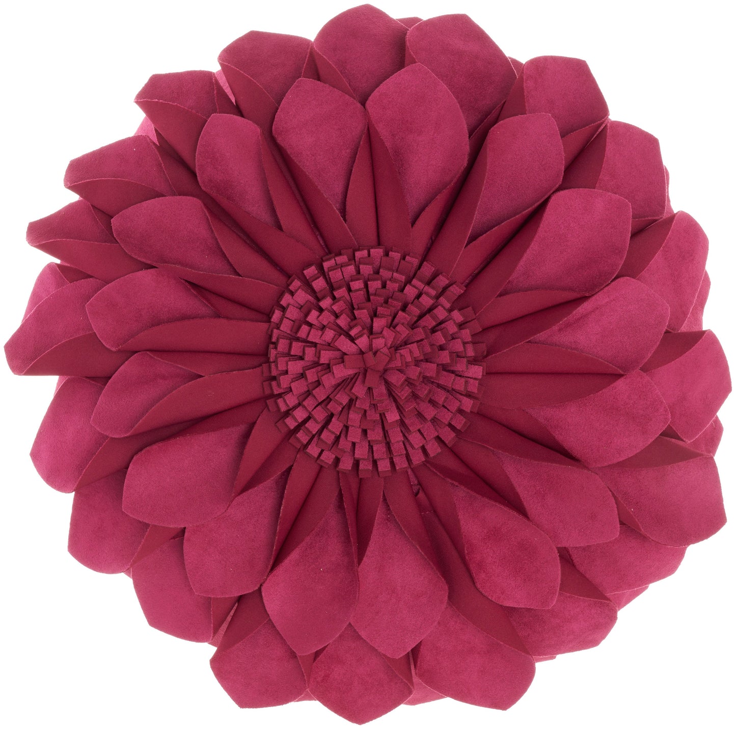 Sofia L0374 Synthetic Blend Suedette Flower Throw Pillow From Mina Victory By Nourison Rugs