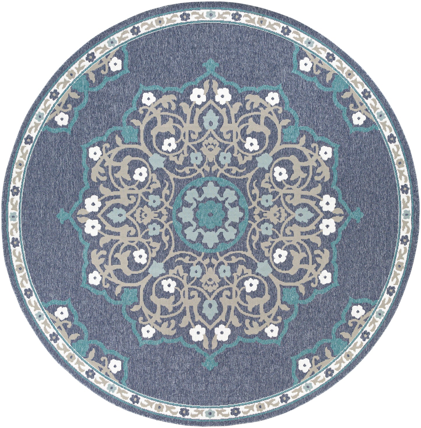 Alfresco 22260 Machine Woven Synthetic Blend Indoor/Outdoor Area Rug by Surya Rugs