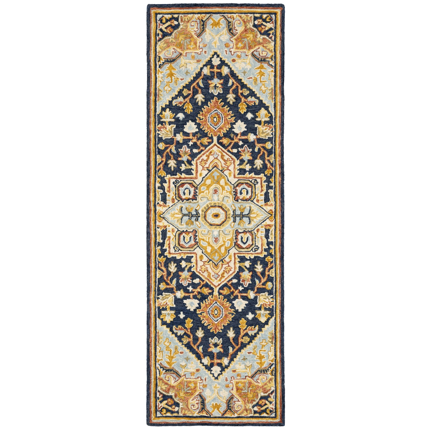 ALFRESCO Medallion Hand-Tufted Wool Indoor Area Rug by Oriental Weavers