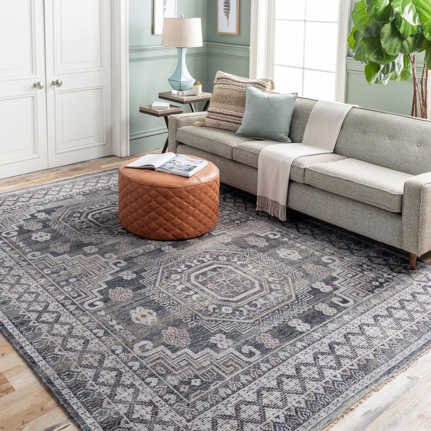 Almeria 27871 Hand Knotted Wool Indoor Area Rug by Surya Rugs