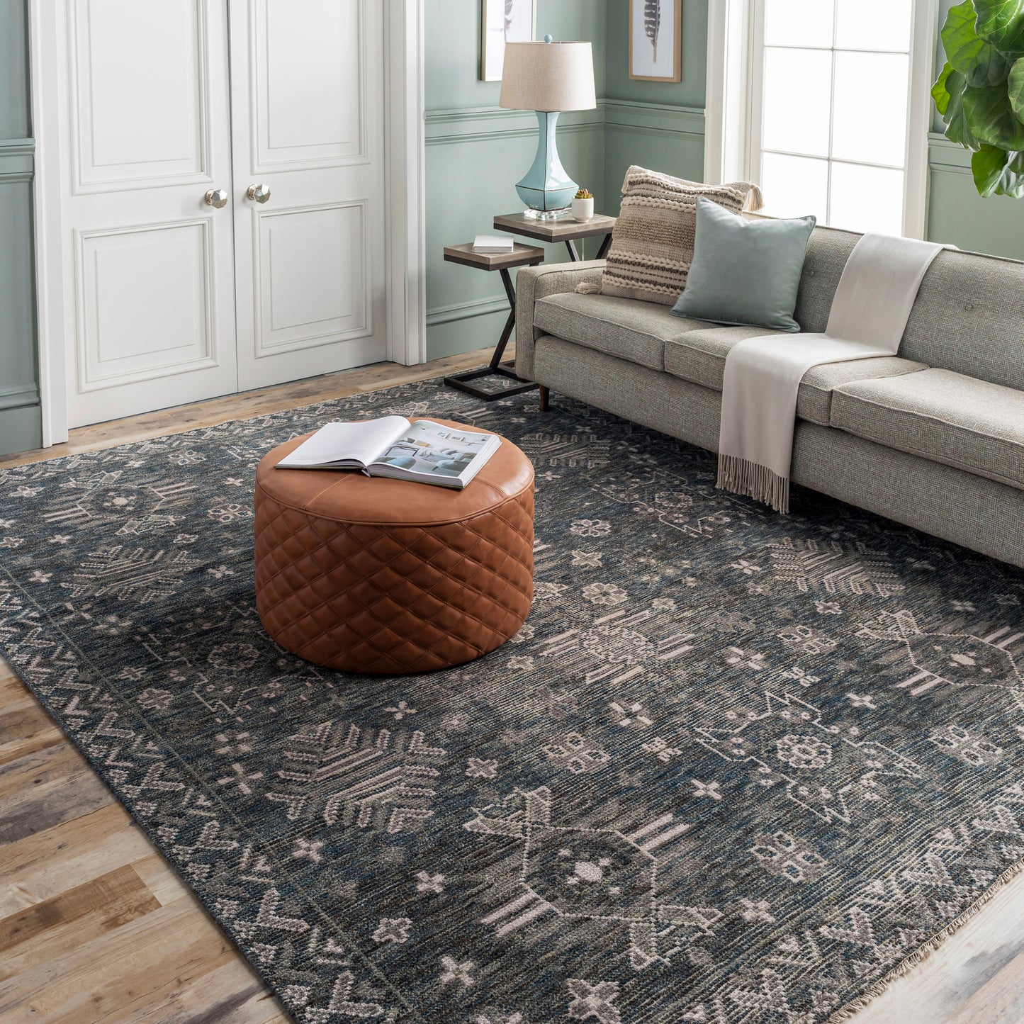 Almeria 27872 Hand Knotted Wool Indoor Area Rug by Surya Rugs