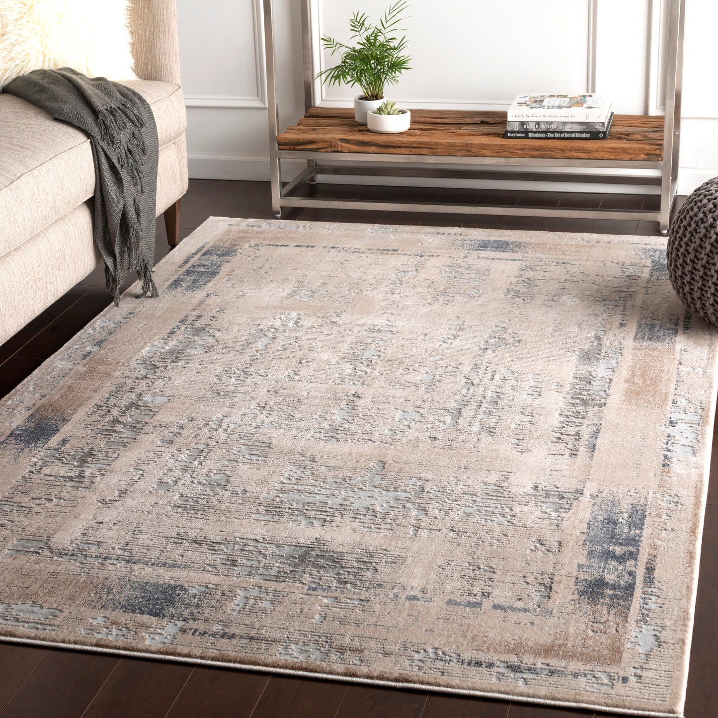 Alpine 23051 Machine Woven Synthetic Blend Indoor Area Rug by Surya Rugs