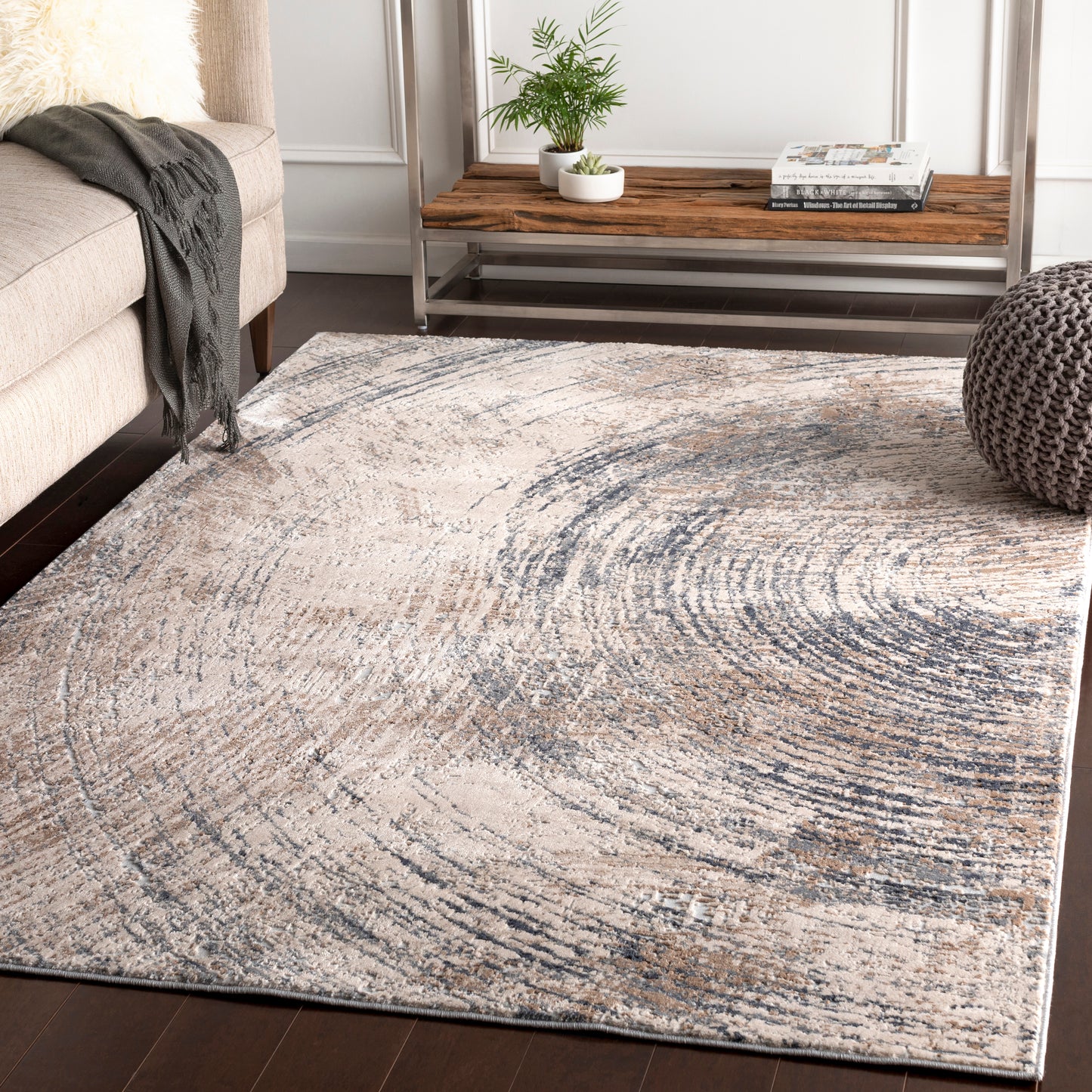 Alpine 23054 Machine Woven Synthetic Blend Indoor Area Rug by Surya Rugs